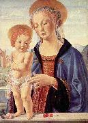LEONARDO da Vinci Small devotional picture by Verrocchio oil painting reproduction